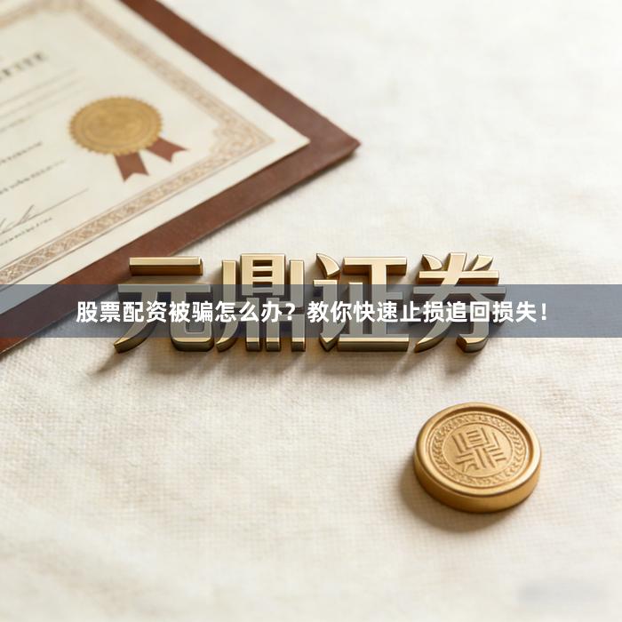 股票配资被骗怎么办？教你快速止损追回损失！