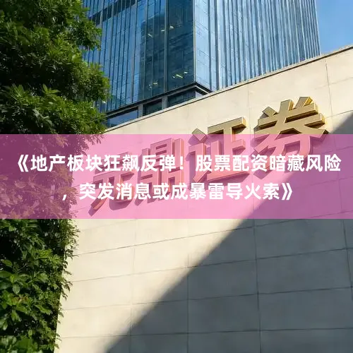 《地产板块狂飙反弹！股票配资暗藏风险，突发消息或成暴雷导火索》