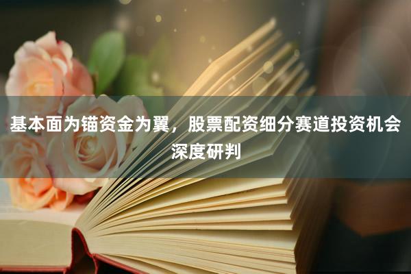 基本面为锚资金为翼，股票配资细分赛道投资机会深度研判