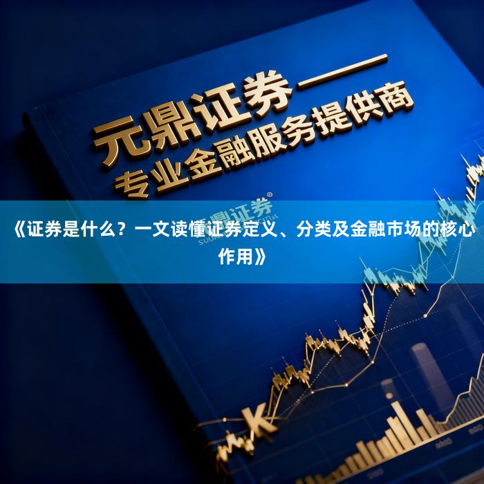 《证券是什么？一文读懂证券定义、分类及金融市场的核心作用》